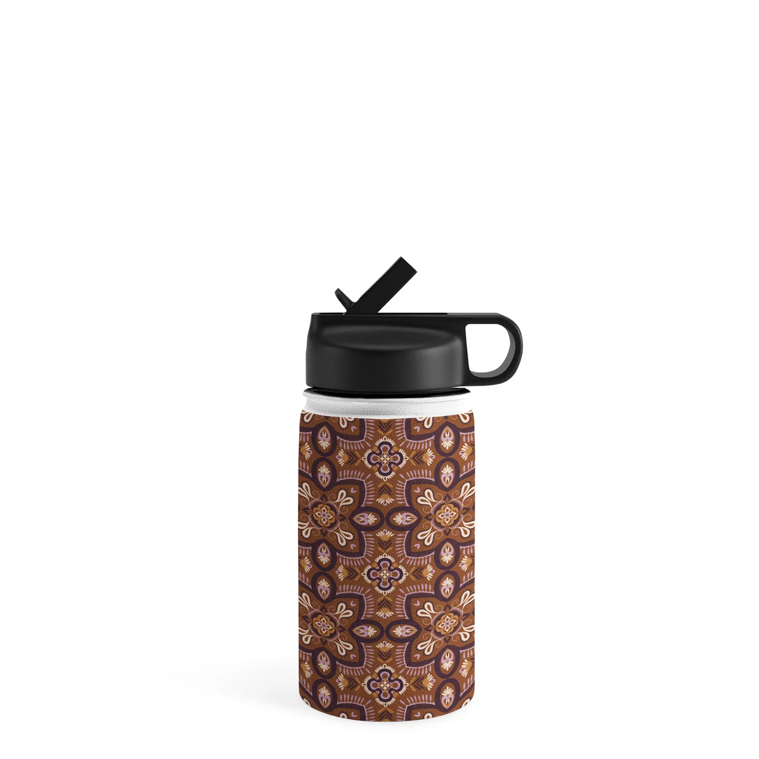 Pimlada Phuapradit Floral tiles 18 Water Bottle - Image 5