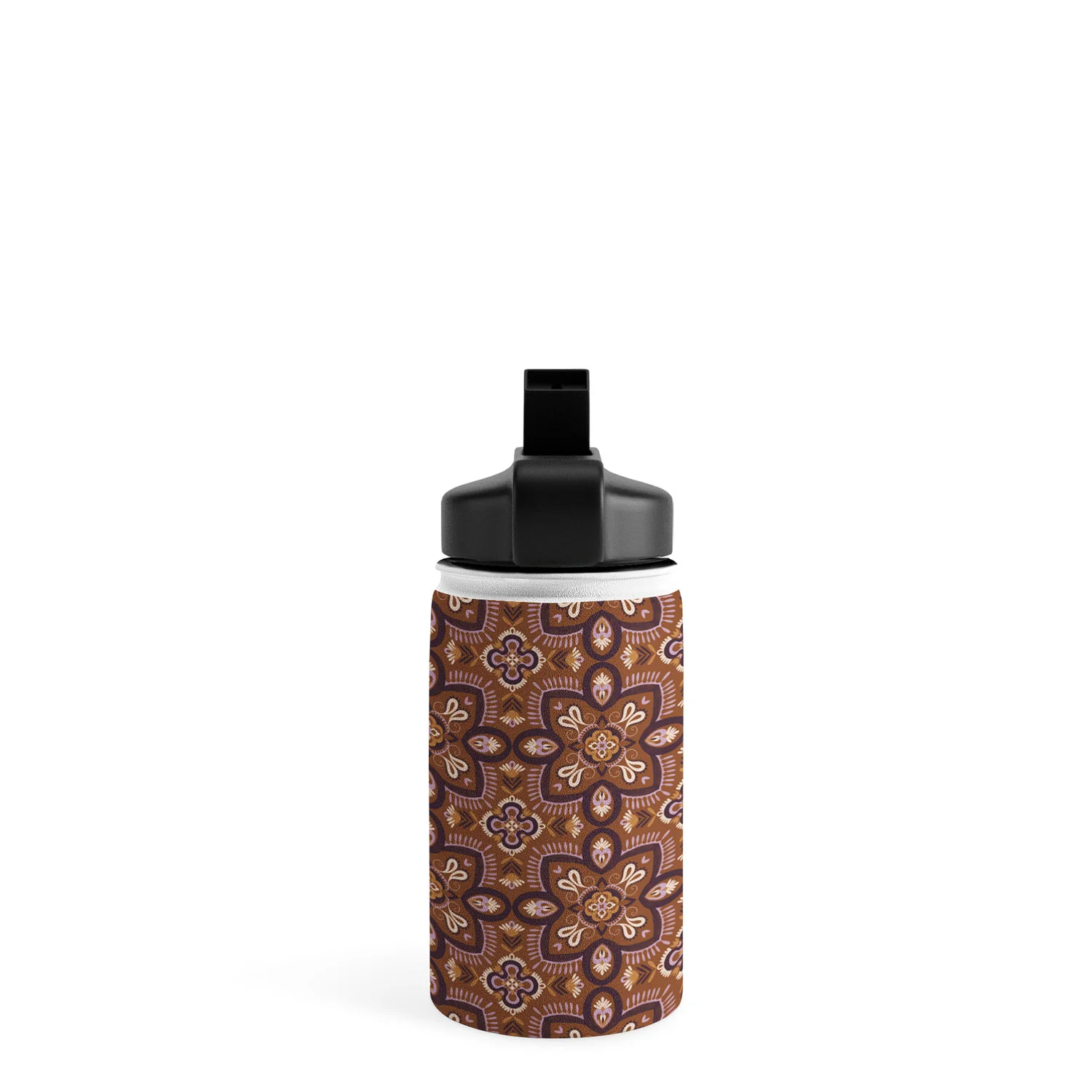 Pimlada Phuapradit Floral tiles 18 Water Bottle - Image 7