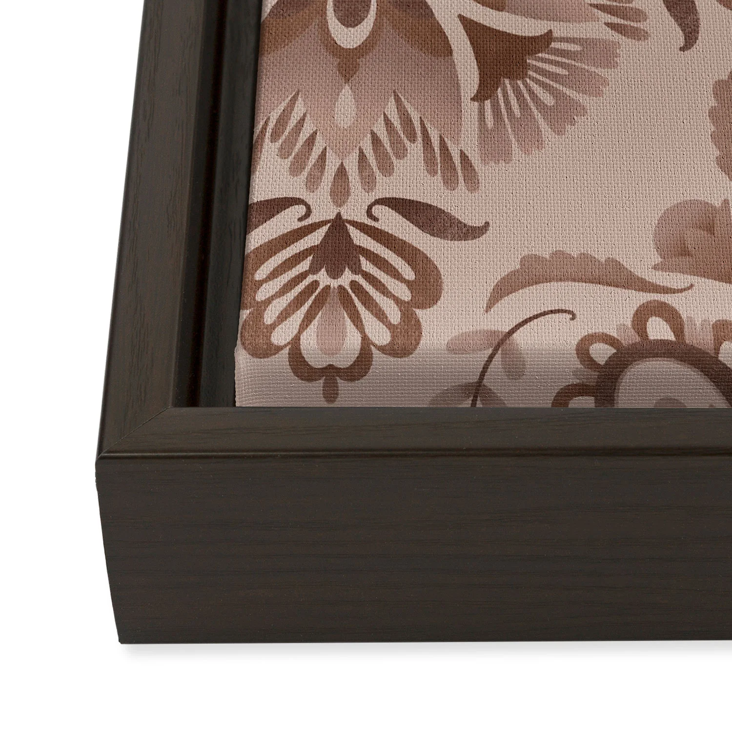 Pimlada Phuapradit Floral Tiles Light Brown Art Canvas - Image 26