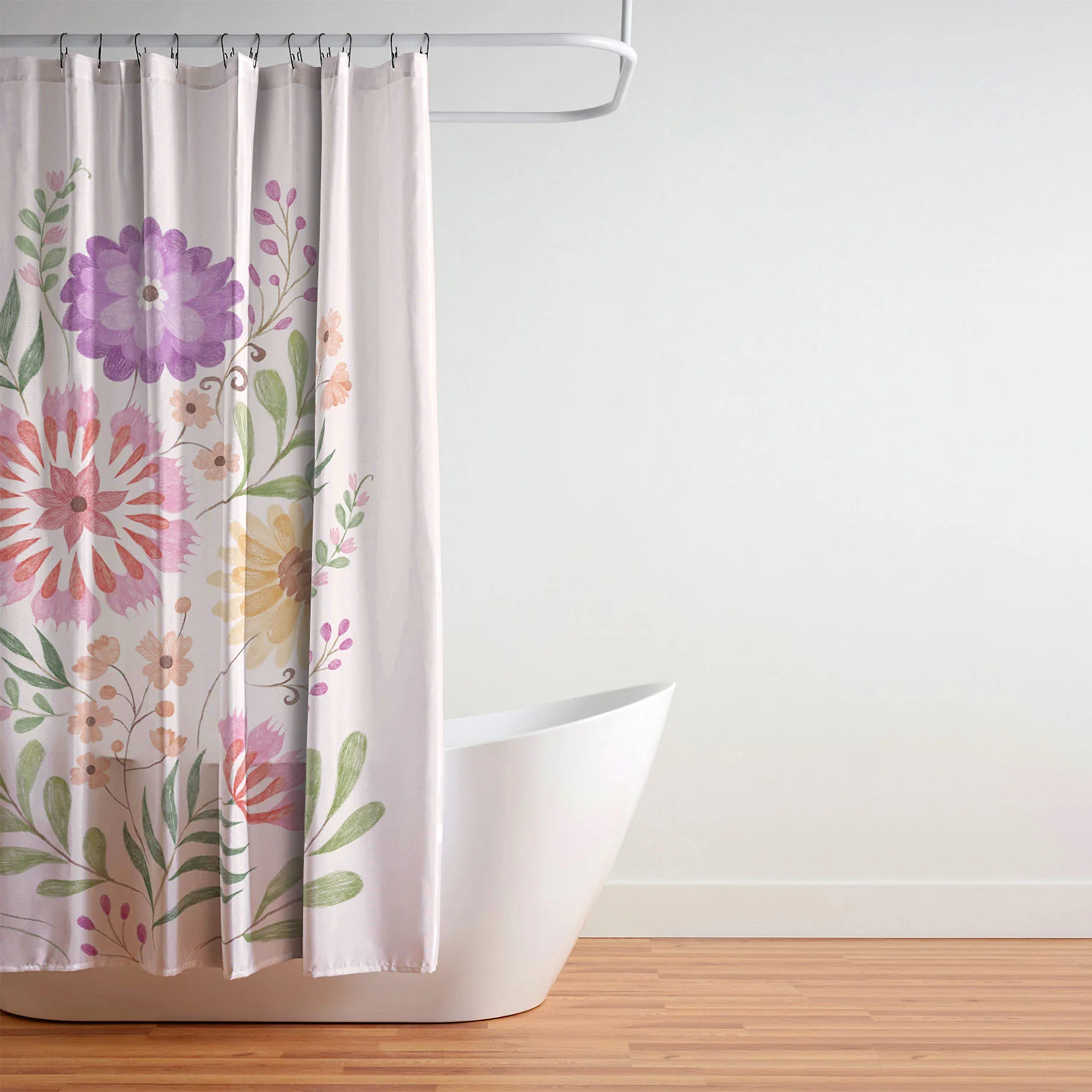 Pimlada Phuapradit Wild Bouquet 1 Shower Curtain - Image 4