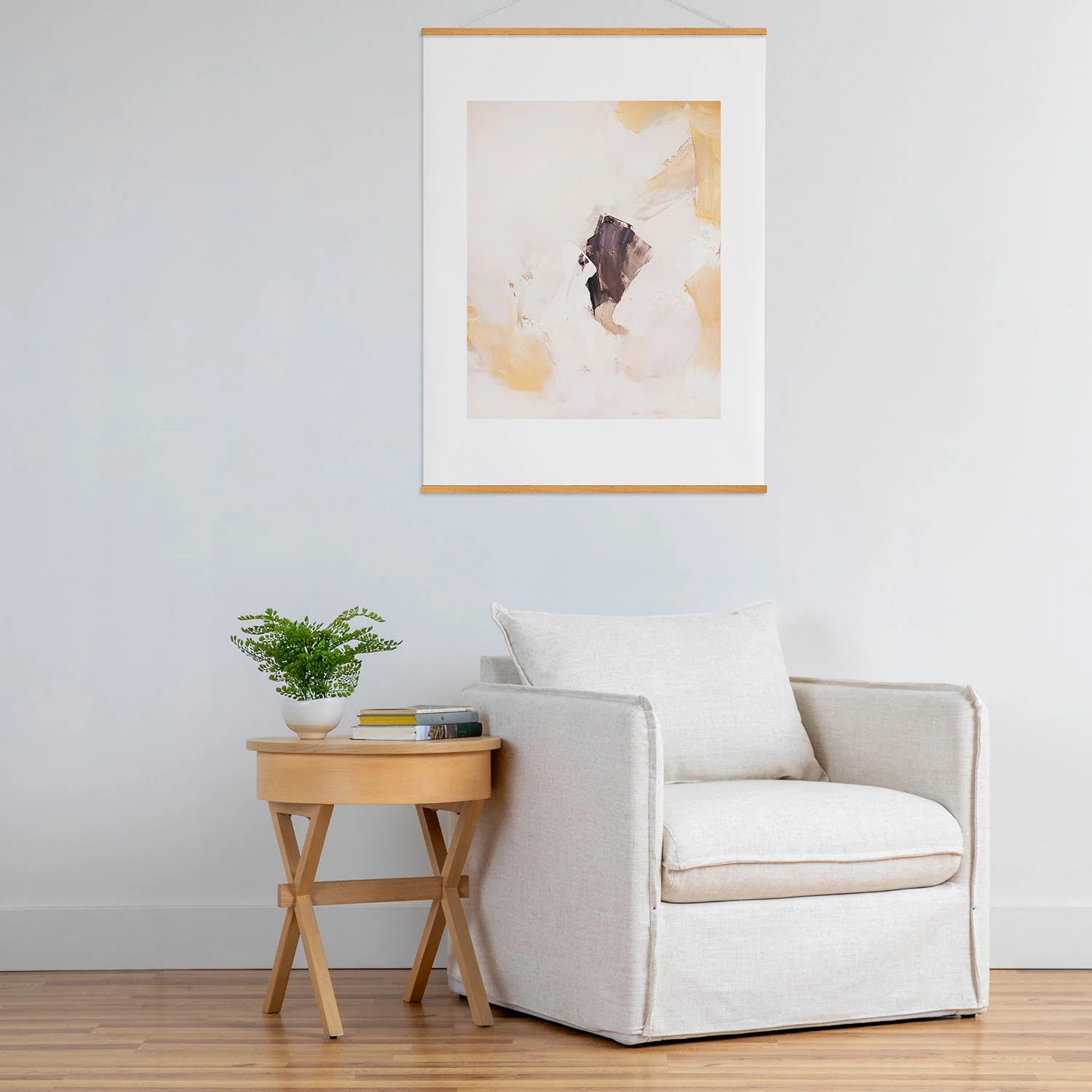 PrettyPainter Abstract Neutrals V1 Art Print - Image 51