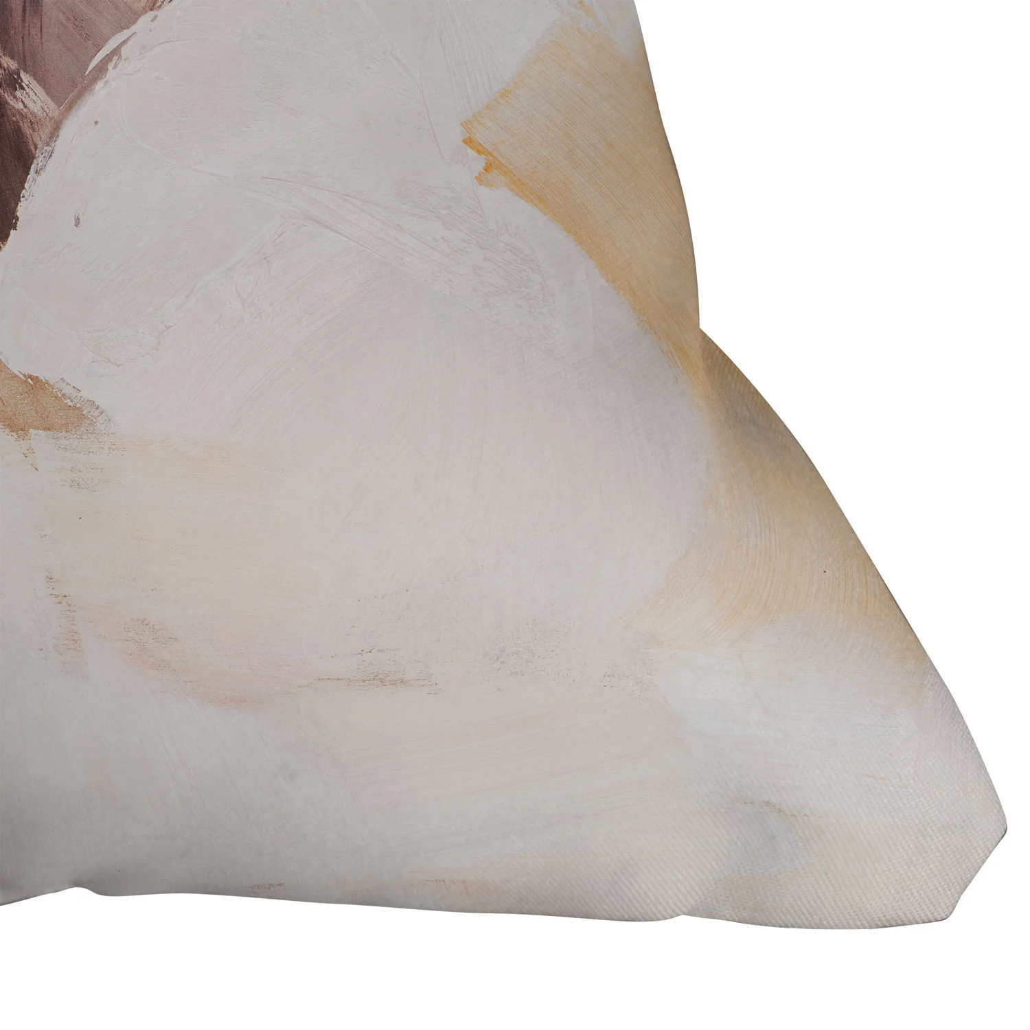 PrettyPainter Abstract Neutrals V1 Outdoor Throw Pillow - Image 9