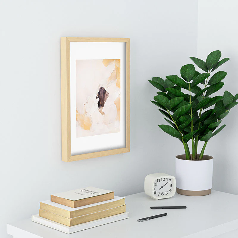 PrettyPainter Abstract Neutrals V1 Recessed Framing Rectangle - Image 14