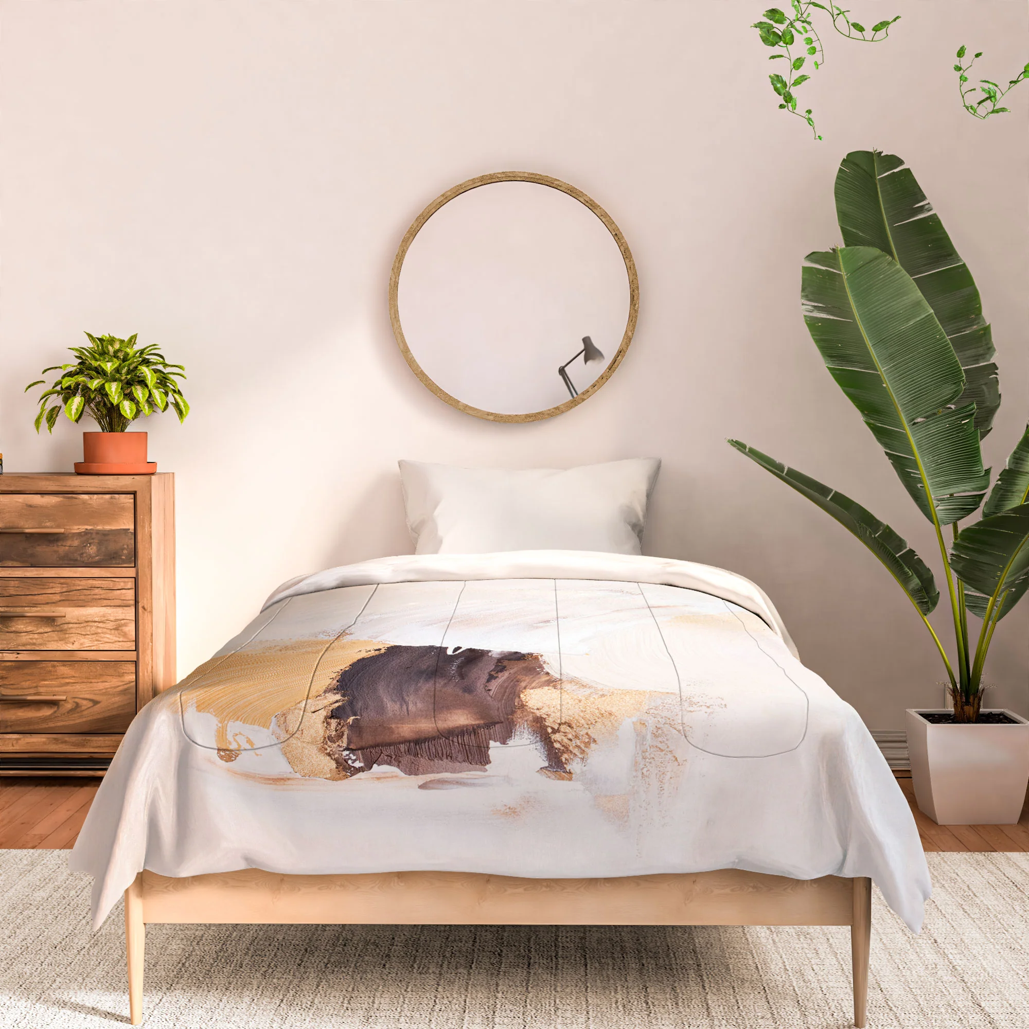 PrettyPainter Abstract Neutrals V2 Comforter - Image 9