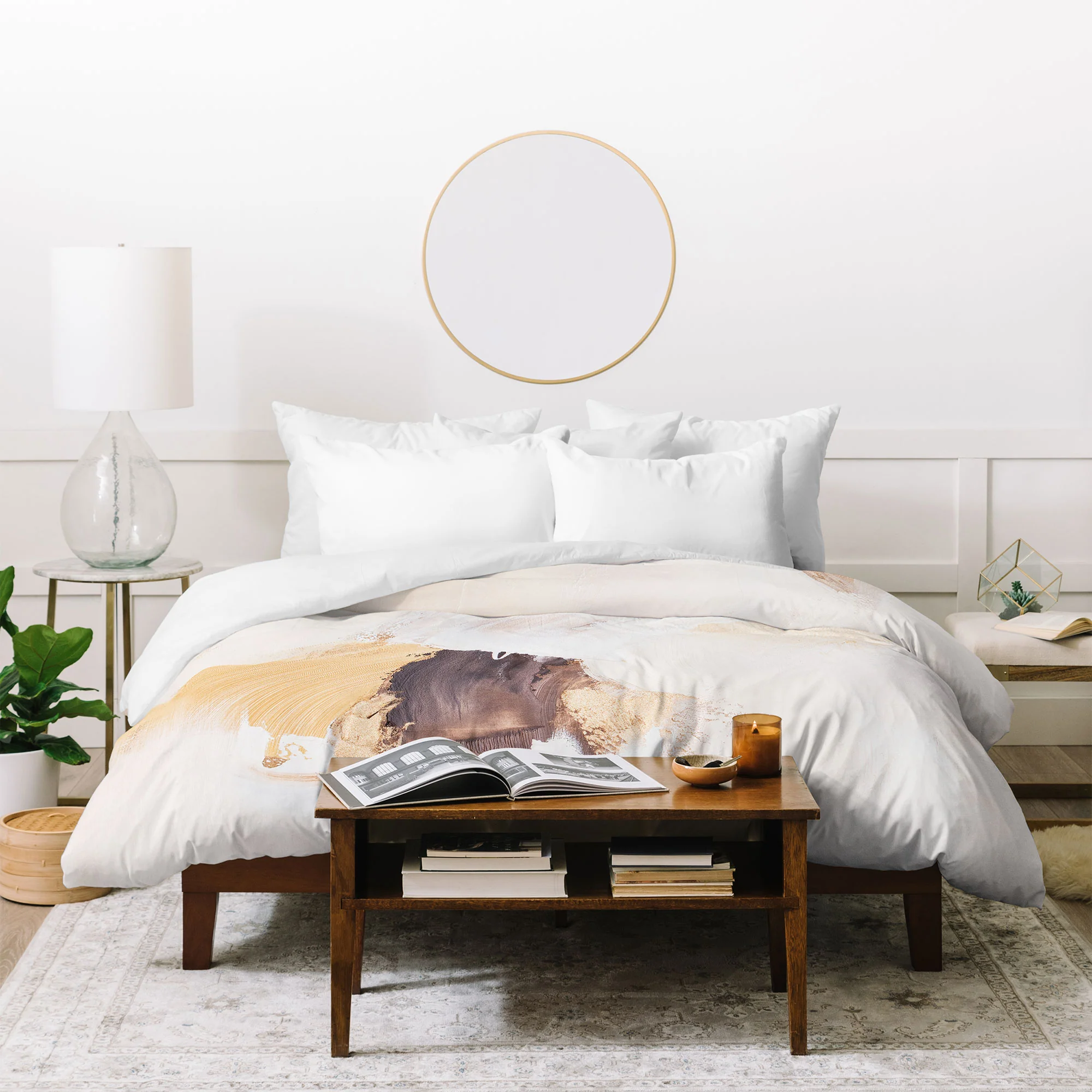 PrettyPainter Abstract Neutrals V2 Duvet Cover - Image 20
