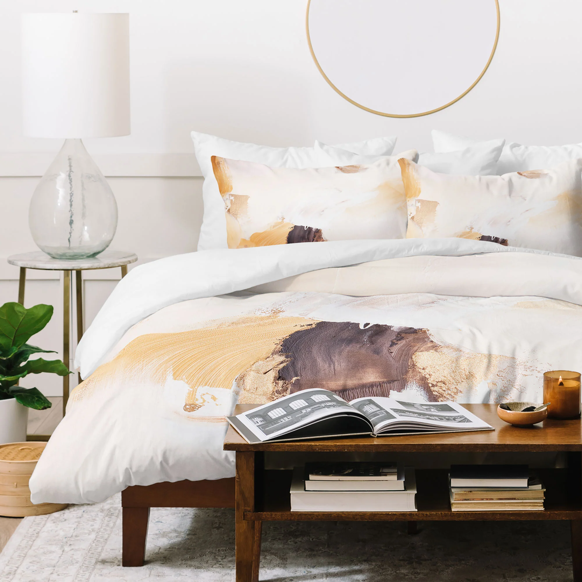 PrettyPainter Abstract Neutrals V2 Duvet Cover - Image 23
