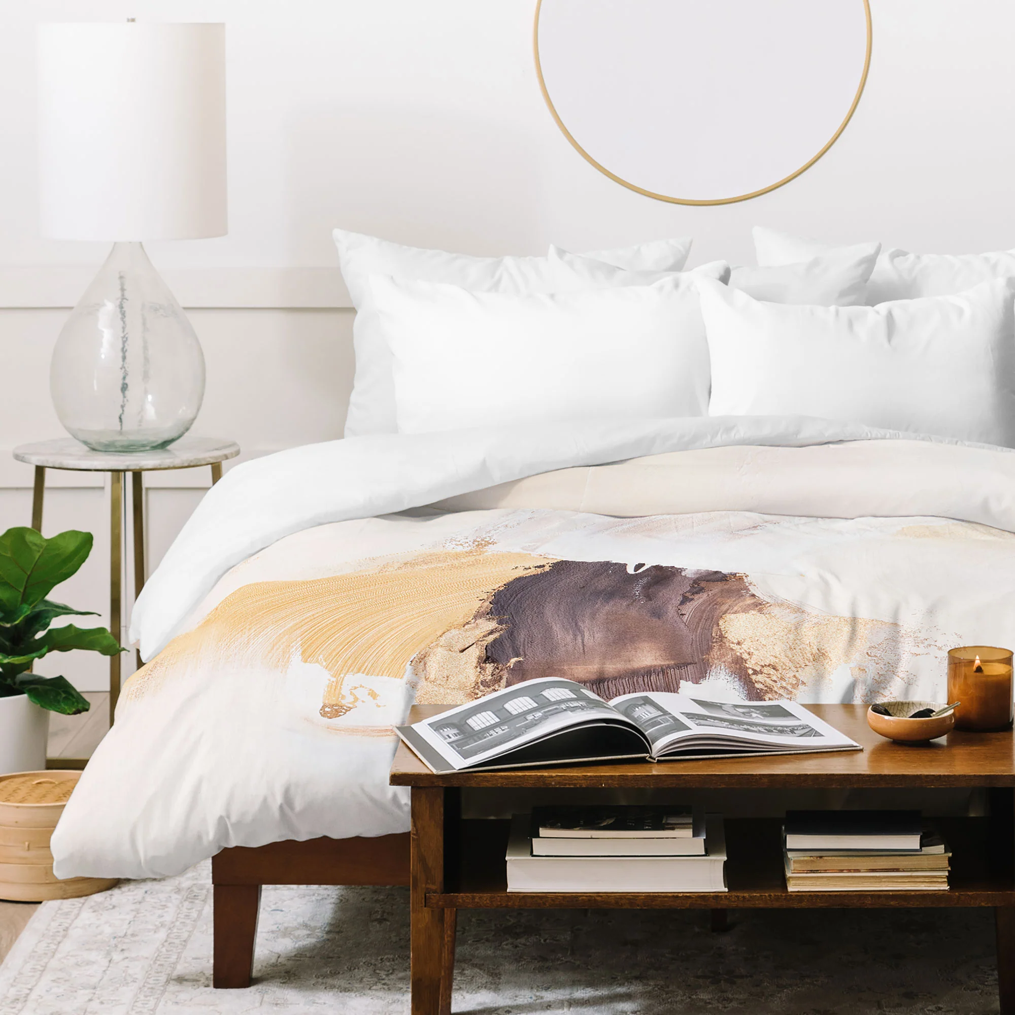 PrettyPainter Abstract Neutrals V2 Duvet Cover - Image 7