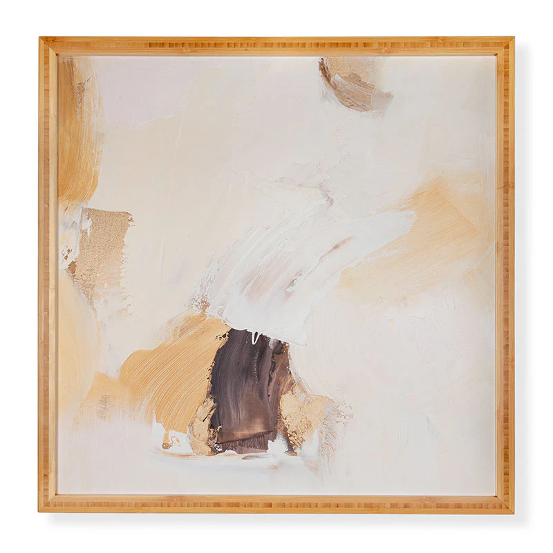PrettyPainter Abstract Neutrals V2 Framed Wall Art - Image 3