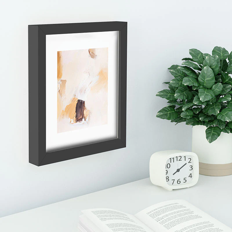 PrettyPainter Abstract Neutrals V2 Recessed Framing Rectangle - Image 2