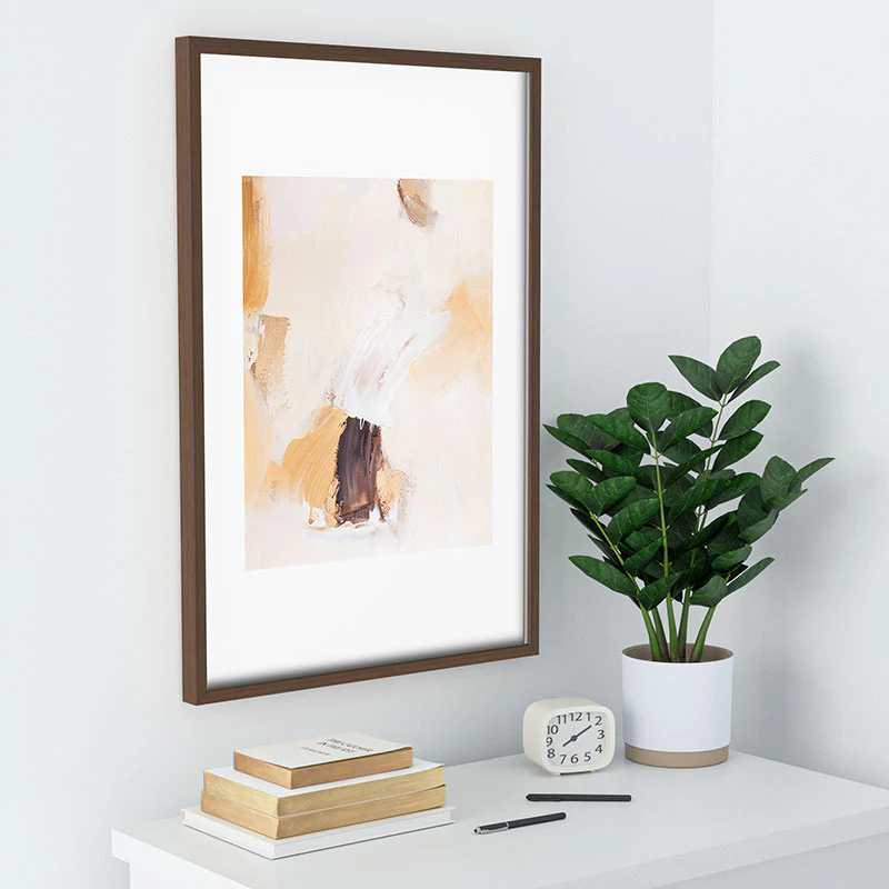 PrettyPainter Abstract Neutrals V2 Recessed Framing Rectangle - Image 32