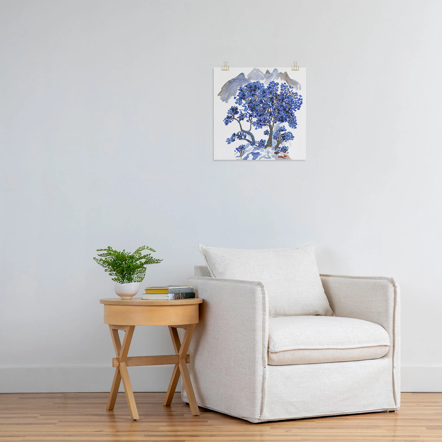 Rachelle Roberts Misty Blue Mountain Art Print - Image 18