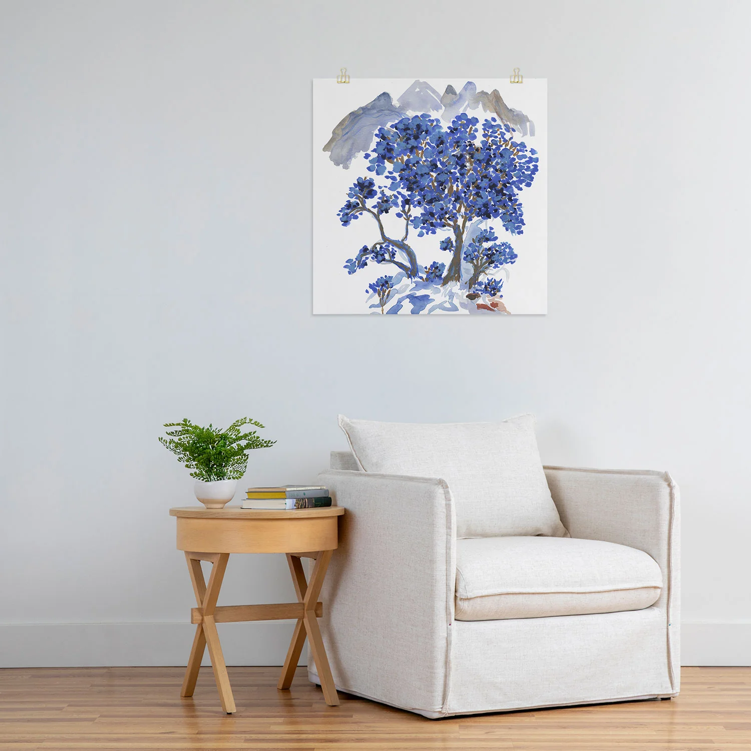 Rachelle Roberts Misty Blue Mountain Art Print - Image 21