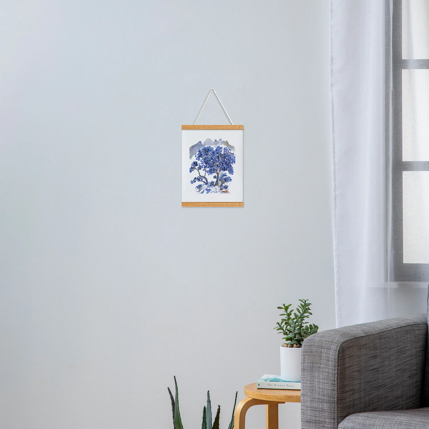 Rachelle Roberts Misty Blue Mountain Art Print - Image 30