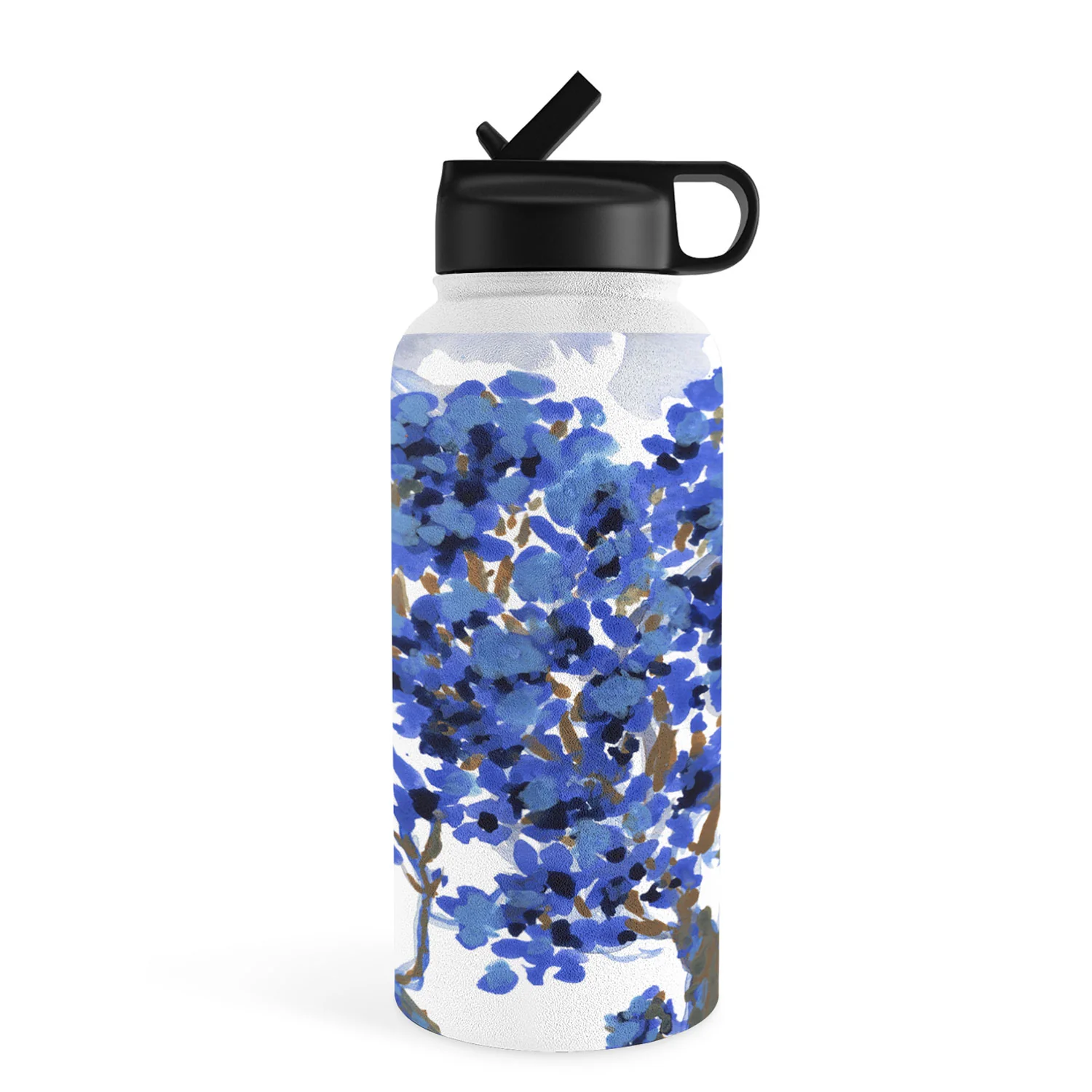 Rachelle Roberts Misty Blue Mountain Water Bottle - Image 29