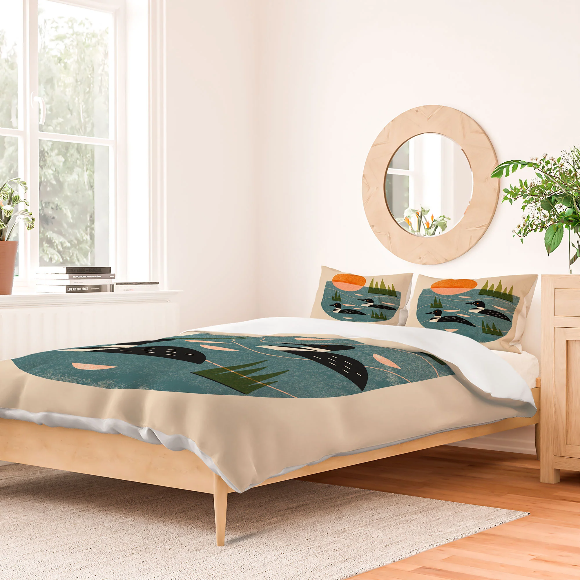 Renea L Thull Loon Lake Duvet Cover - Image 22