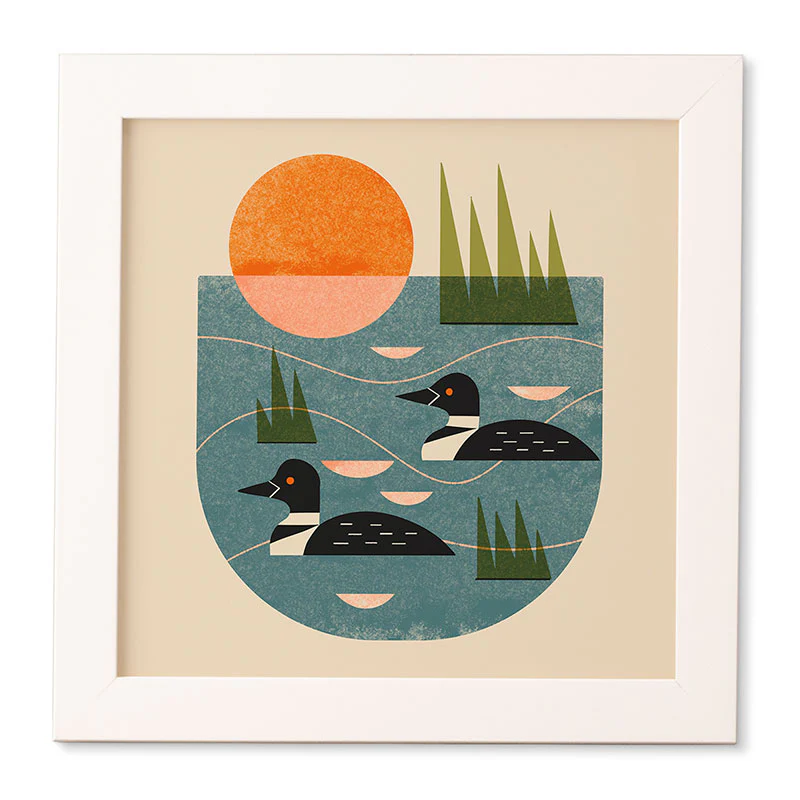 Renea L Thull Loon Lake Framed Wall Art - Image 13