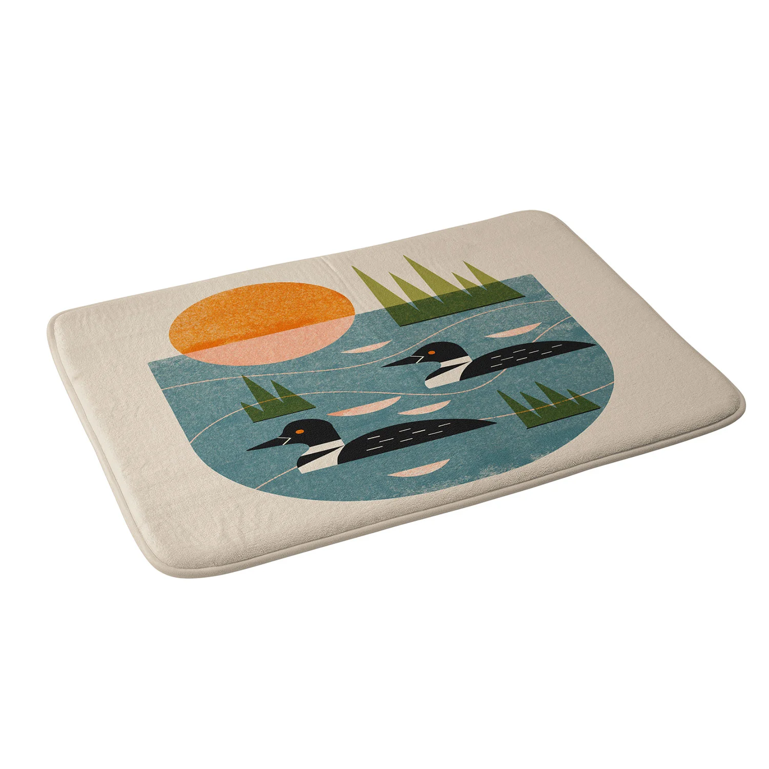 Renea L Thull Loon Lake Memory Foam Bath Mat - Image 2