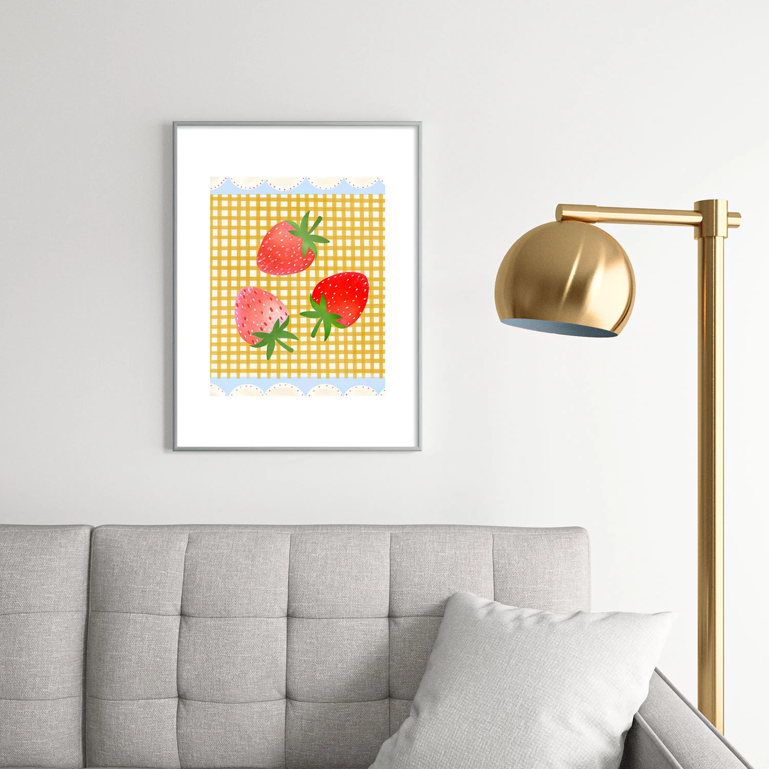 RosebudStudio Berry Brunch Metal Framed Art Print - Image 30