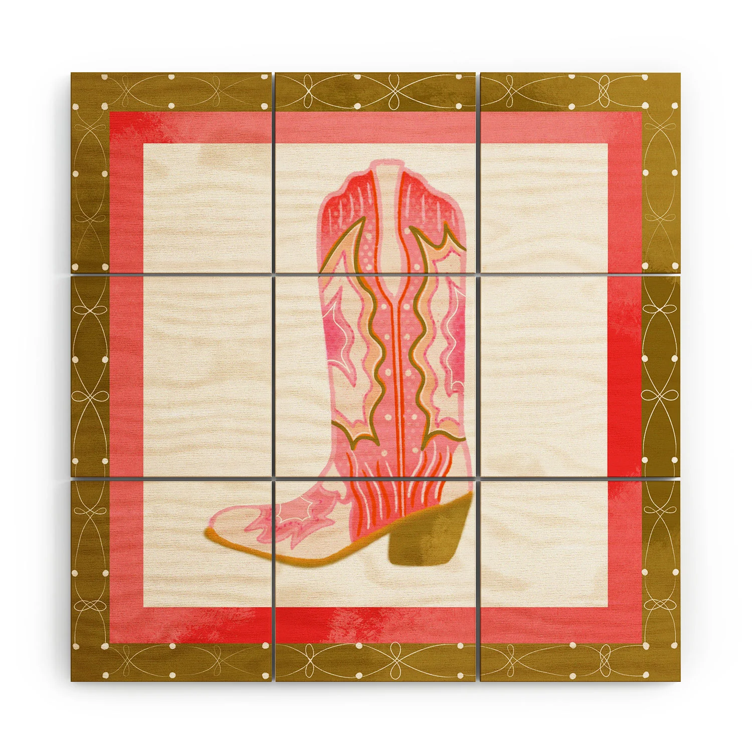 RosebudStudio Howdy Sweetie Wood Wall Mural - Image 3