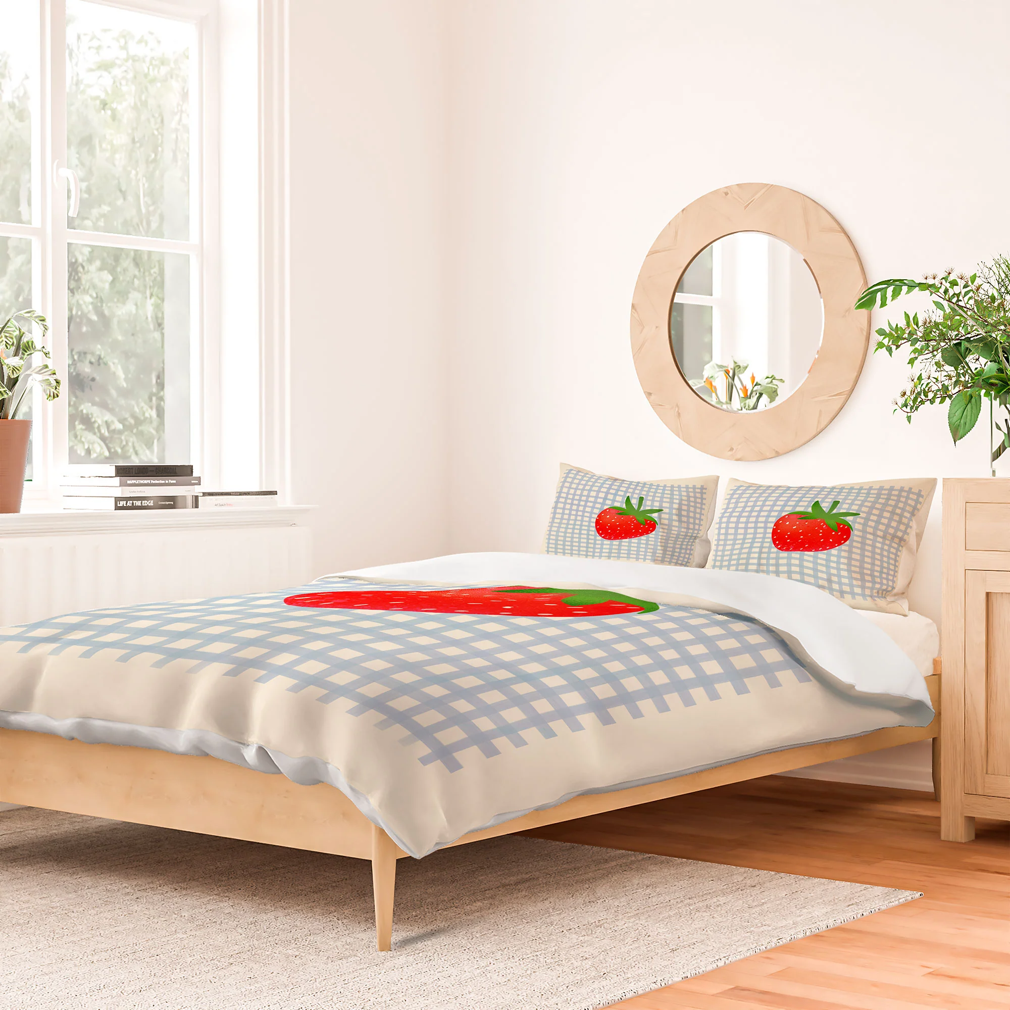 RosebudStudio Strawberry Sunshine Duvet Cover - Image 22