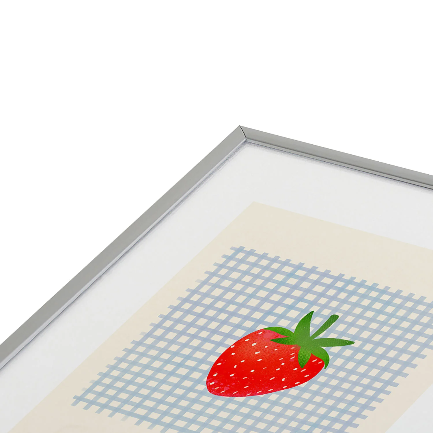 RosebudStudio Strawberry Sunshine Metal Framed Art Print - Image 7