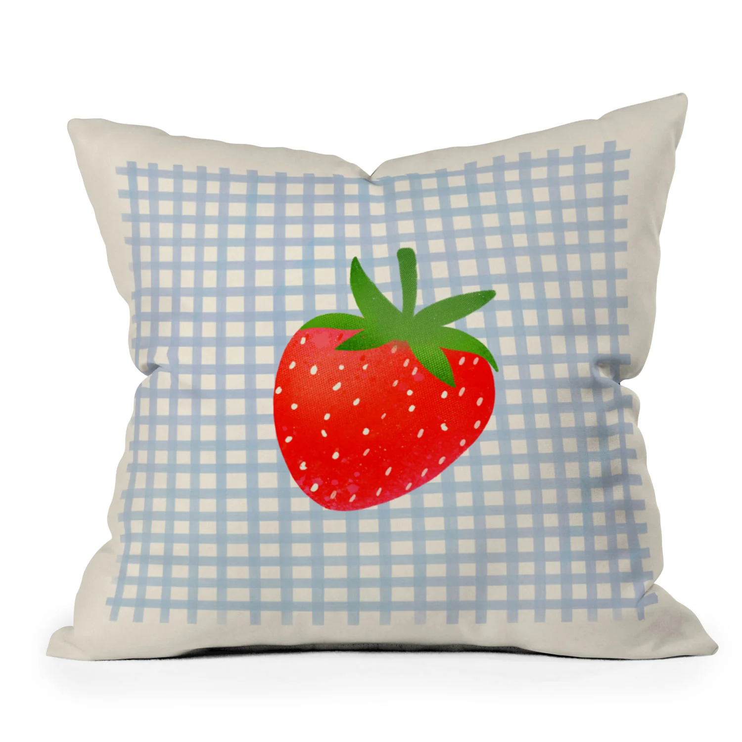 RosebudStudio Strawberry Sunshine Outdoor Throw Pillow - Image 2