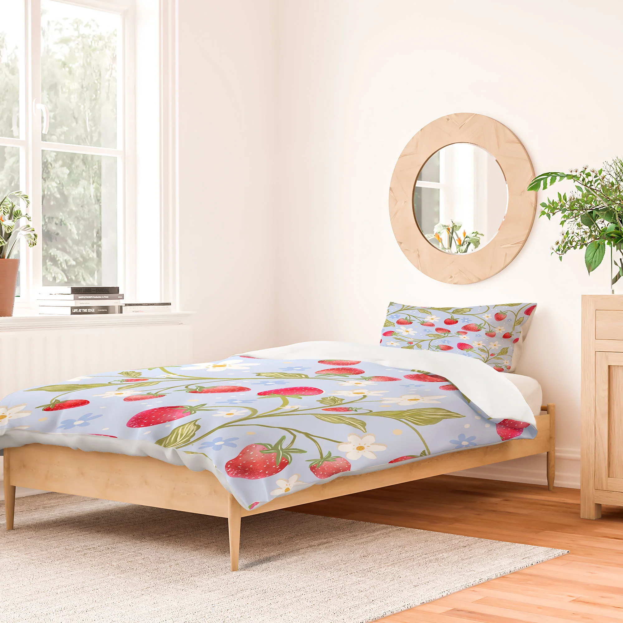 RosebudStudio Summer feels Duvet Cover - Image 46