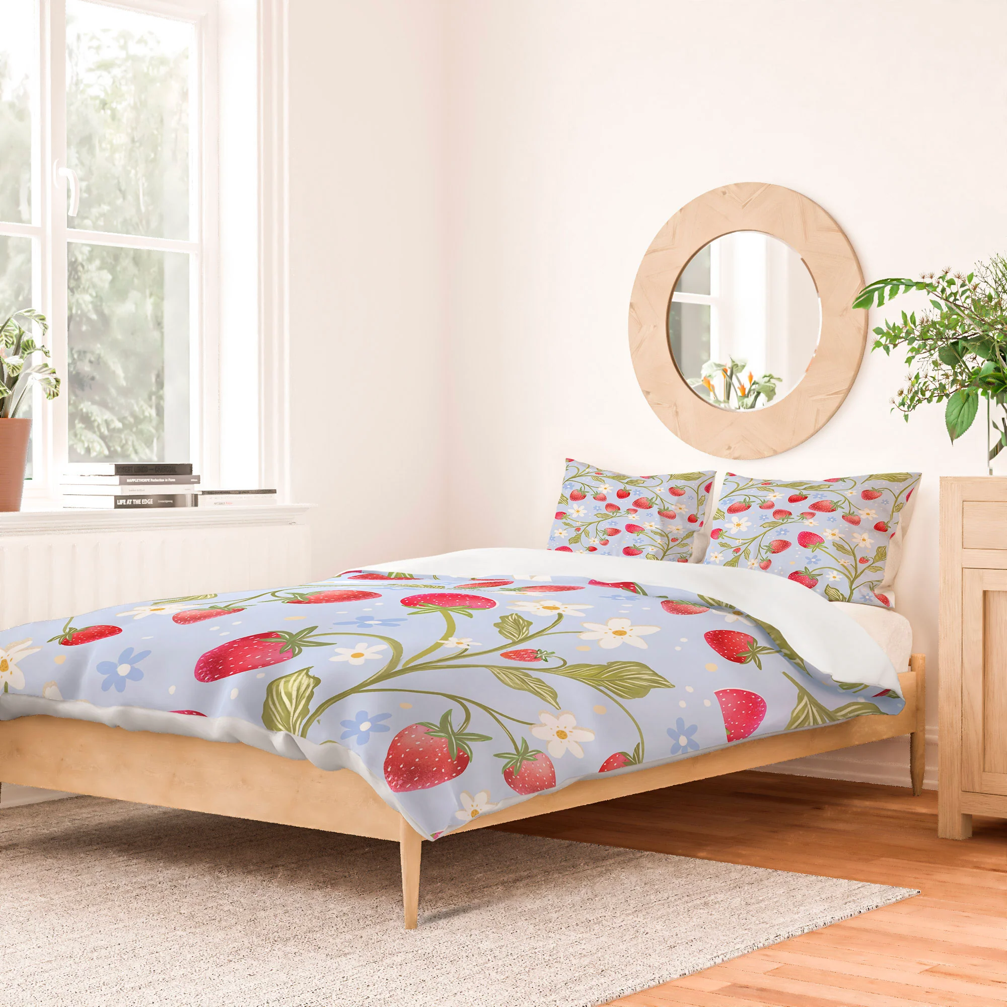 RosebudStudio Summer feels Duvet Cover - Image 54