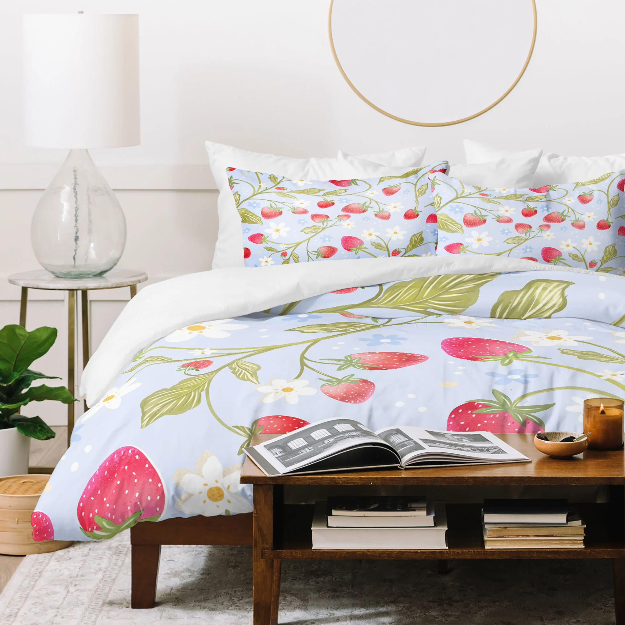 RosebudStudio Summer feels Duvet Cover - Image 59
