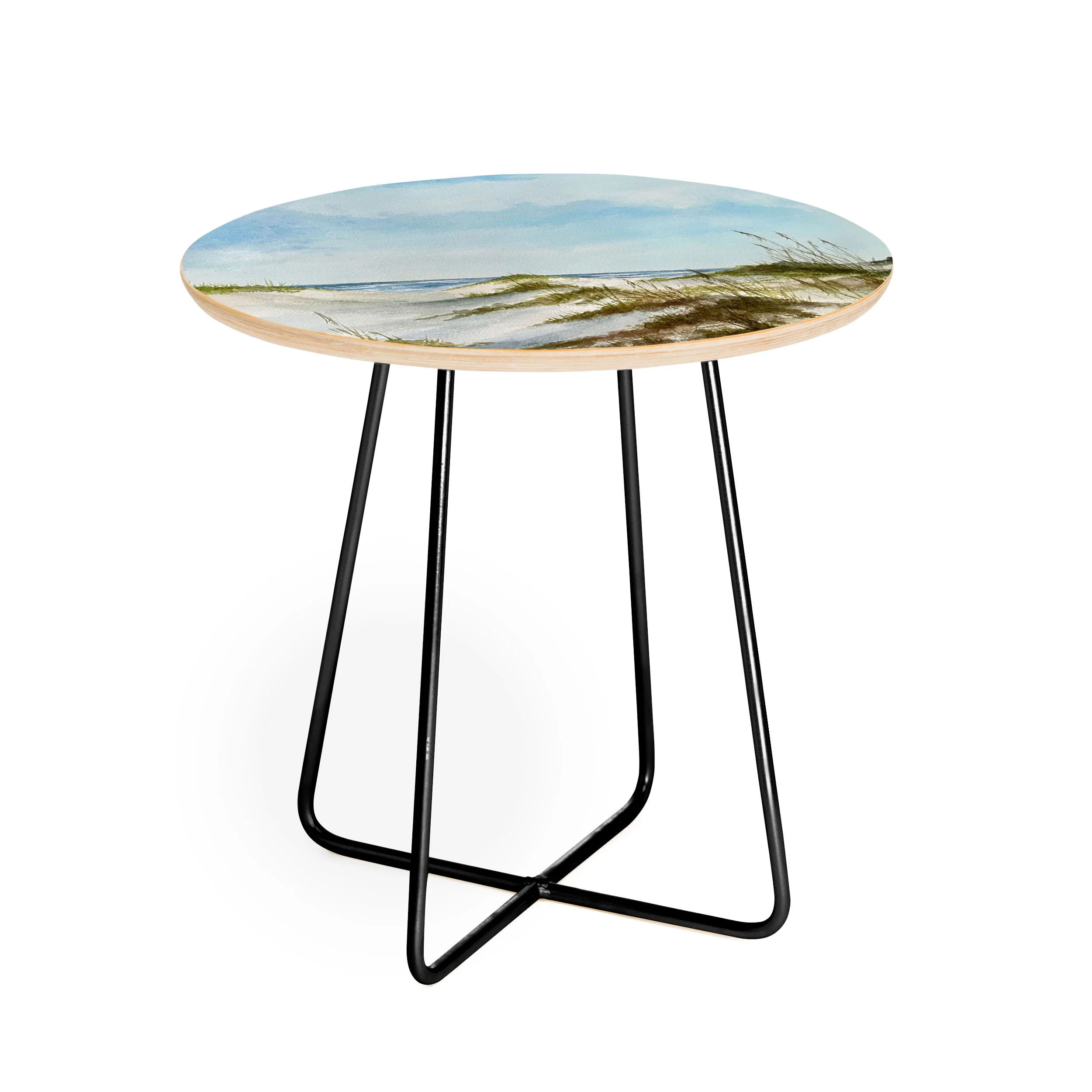 Rosie Brown Beyond the Dunes Round Side Table - Image 2