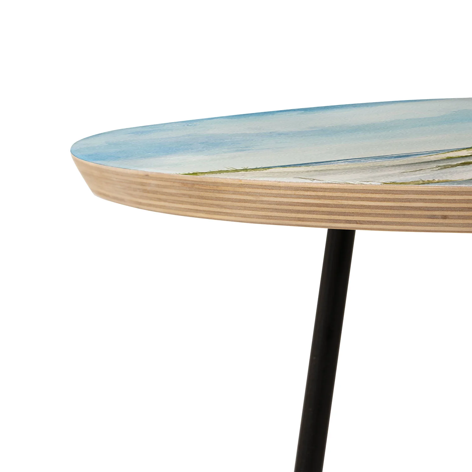 Rosie Brown Beyond the Dunes Round Side Table - Image 6