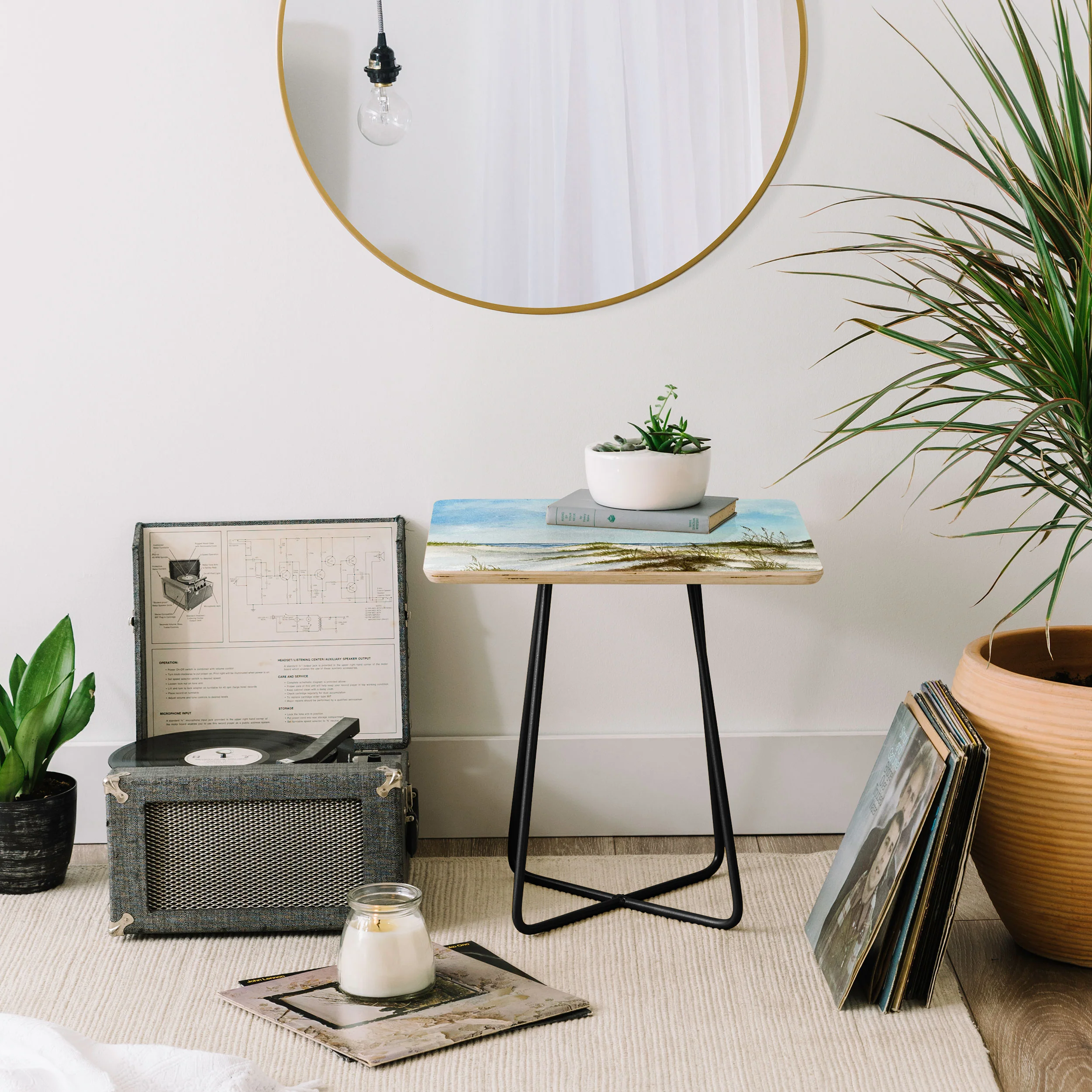 Rosie Brown Beyond the Dunes Side Table - Image 8