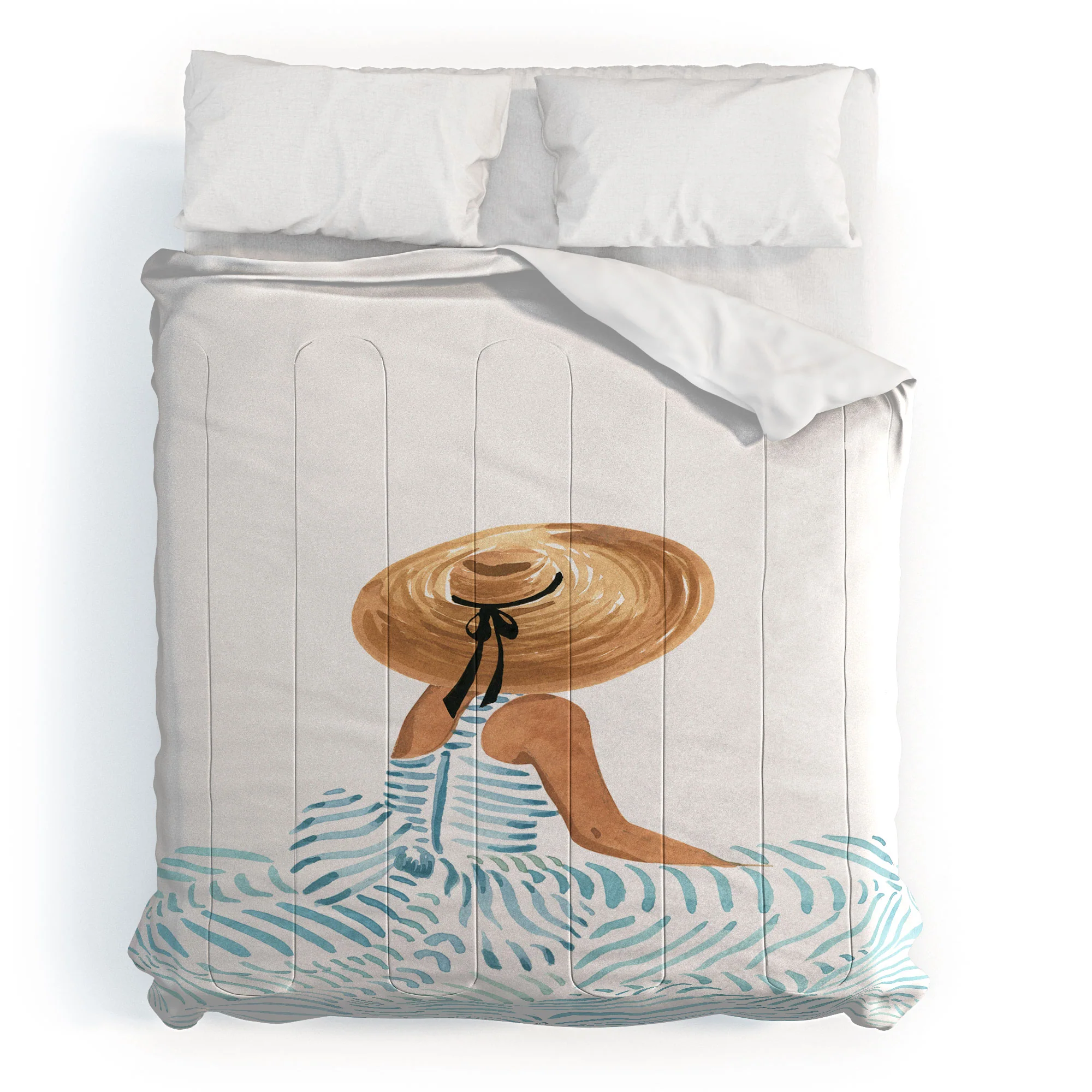 Sabina Fenn Illustration Madame Fleur II Comforter - Image 13