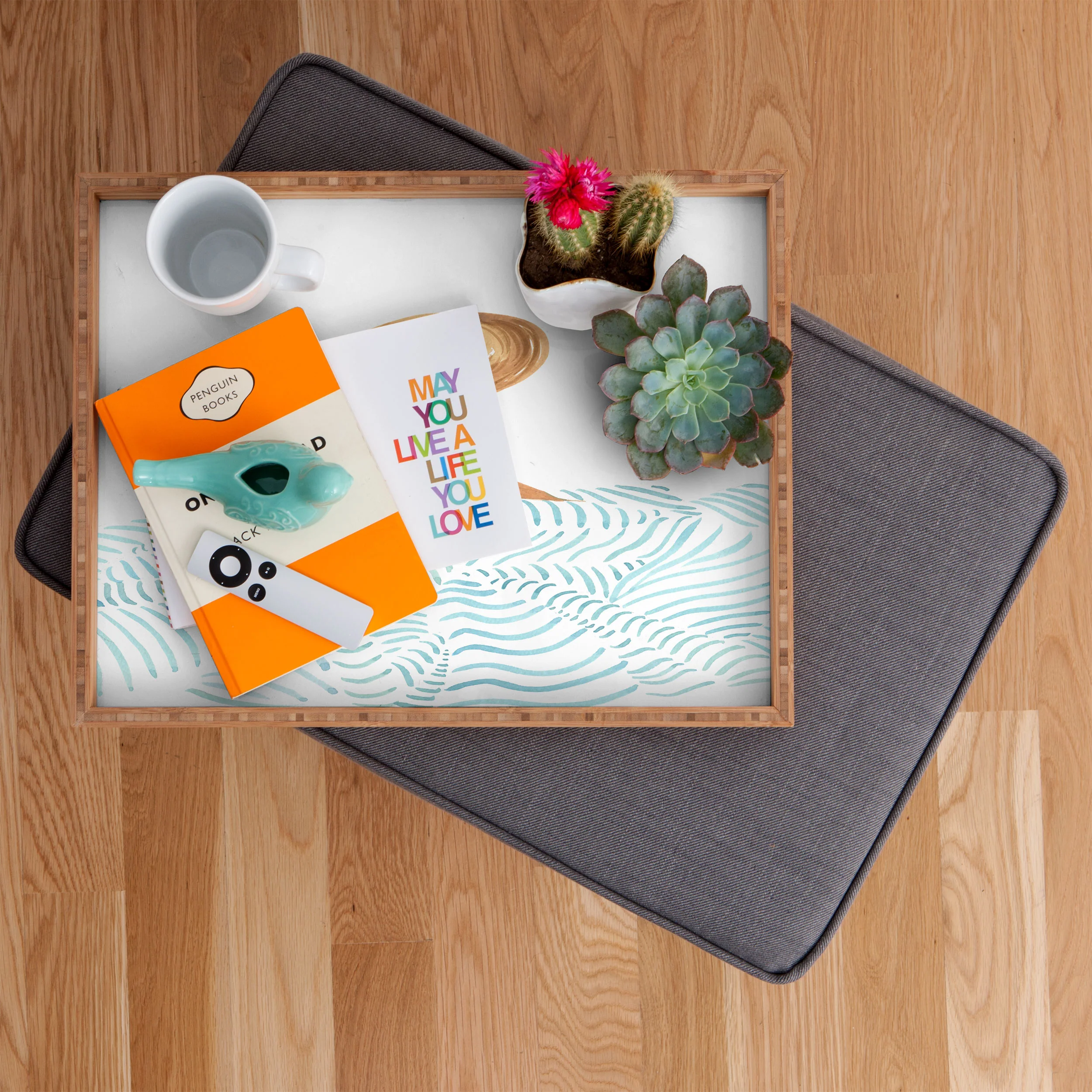 Sabina Fenn Illustration Madame Fleur II Rectangular Tray - Image 2