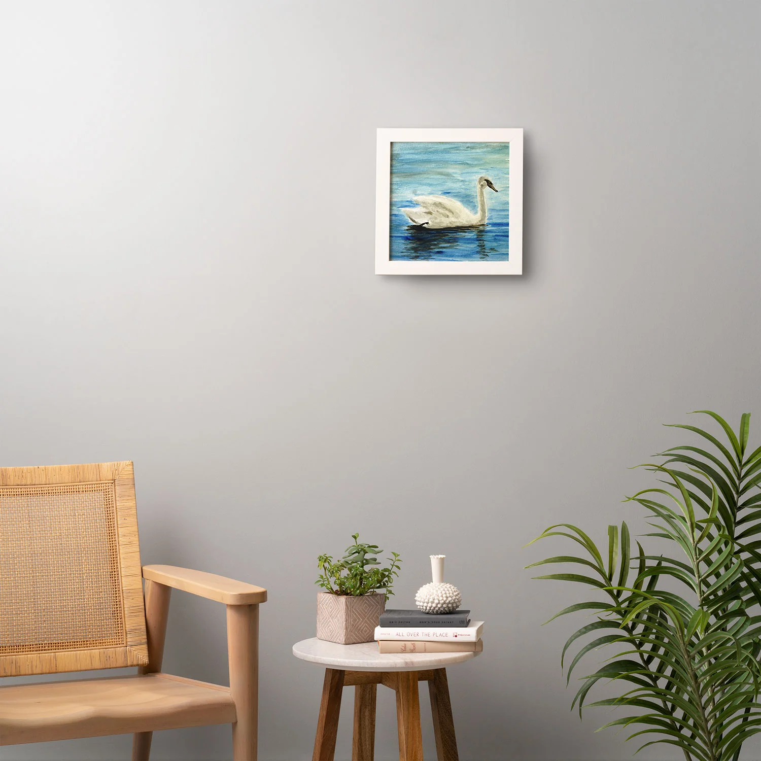 Seleneli_art swan I Framed Wall Art - Image 14