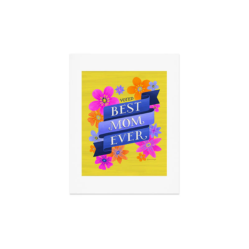 Seta Zakian Best Mom Ever Art Print - Image 4