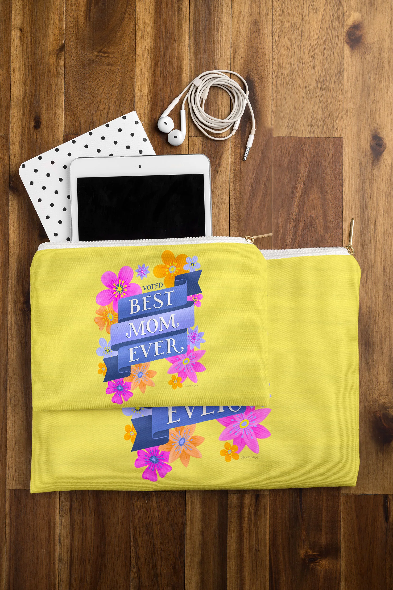 Seta Zakian Best Mom Ever Pouch - Image 2