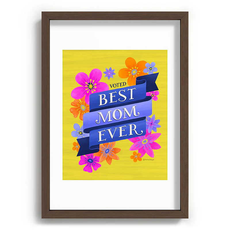 Seta Zakian Best Mom Ever Recessed Framing Rectangle - Image 15