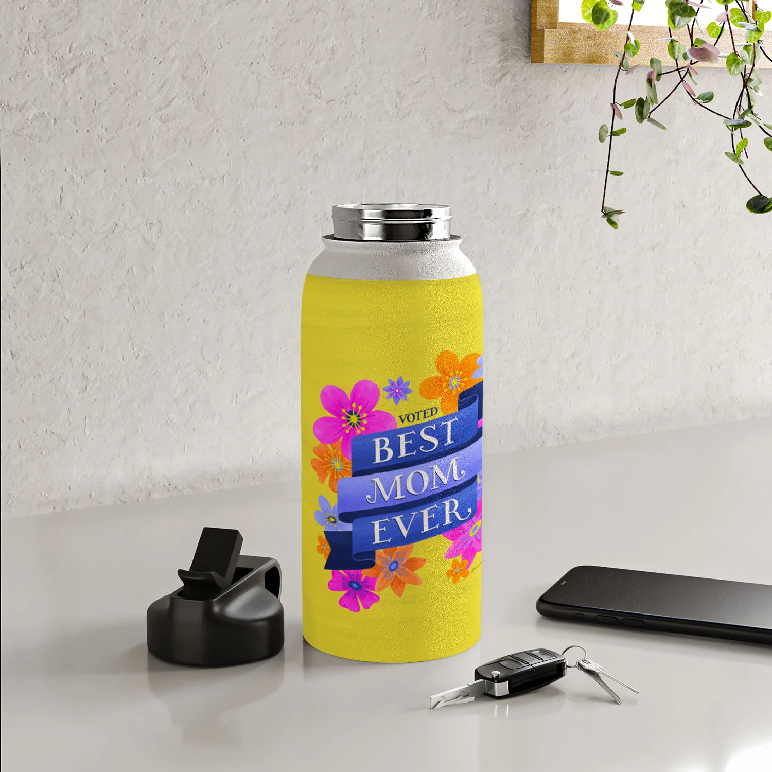 Seta Zakian Best Mom Ever Water Bottle - Image 32