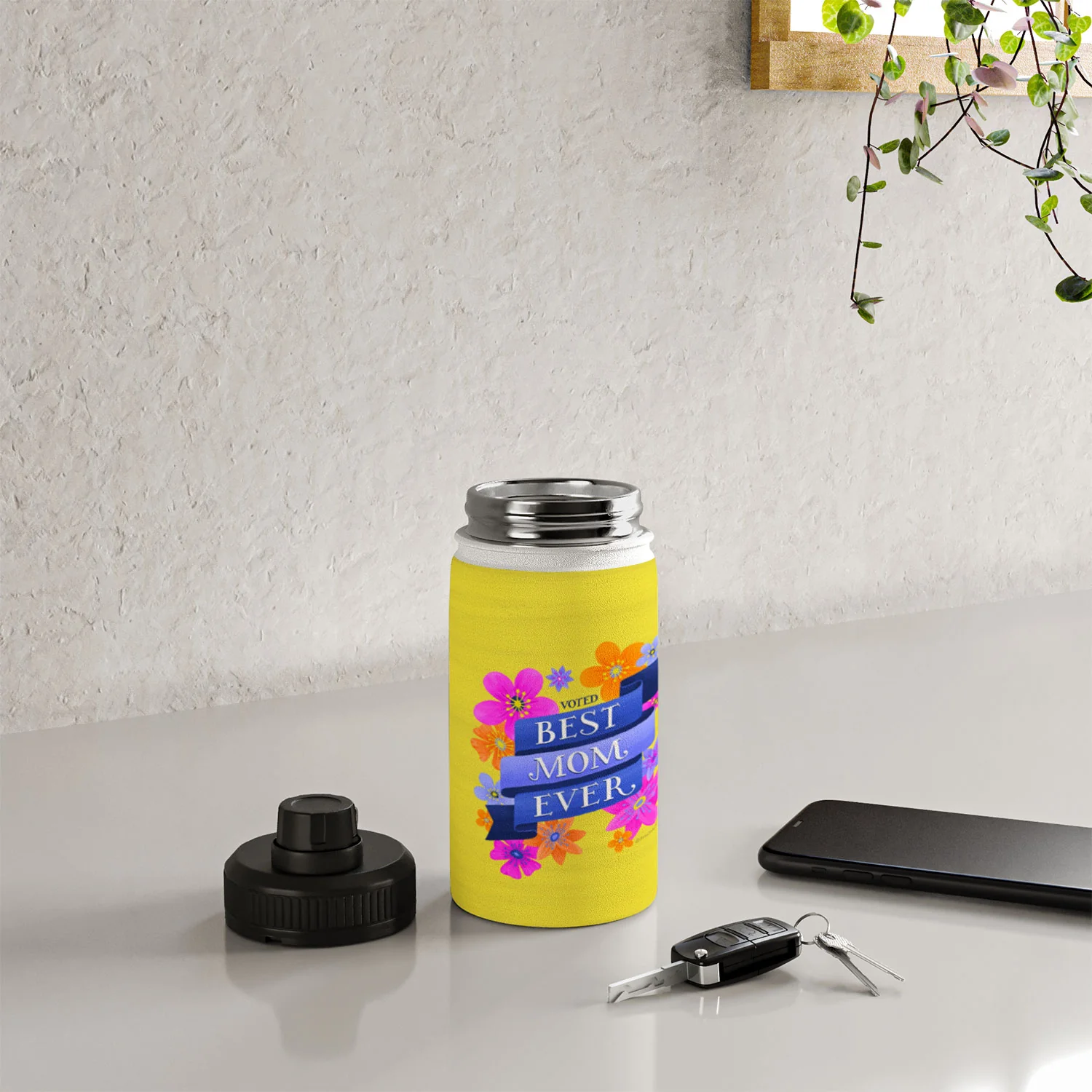 Seta Zakian Best Mom Ever Water Bottle - Image 4