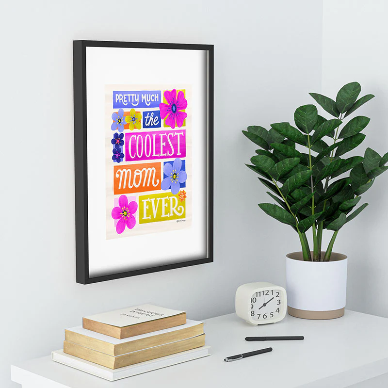 Seta Zakian Coolest Mom Ever Recessed Framing Rectangle - Image 18