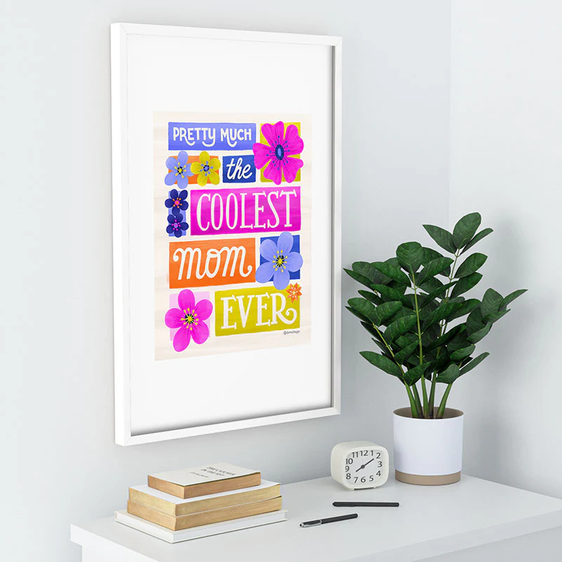 Seta Zakian Coolest Mom Ever Recessed Framing Rectangle - Image 28