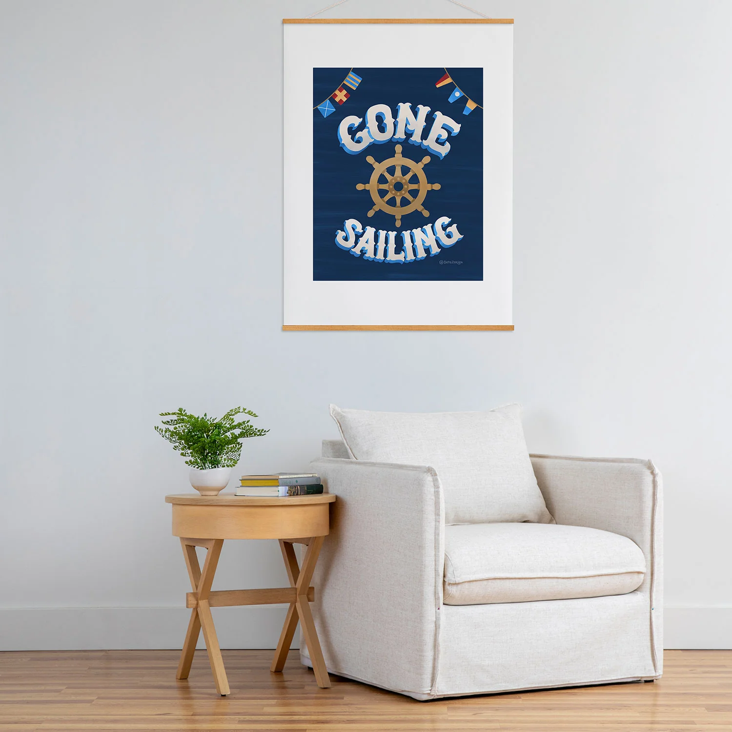Seta Zakian Gone Sailing Art Print - Image 51