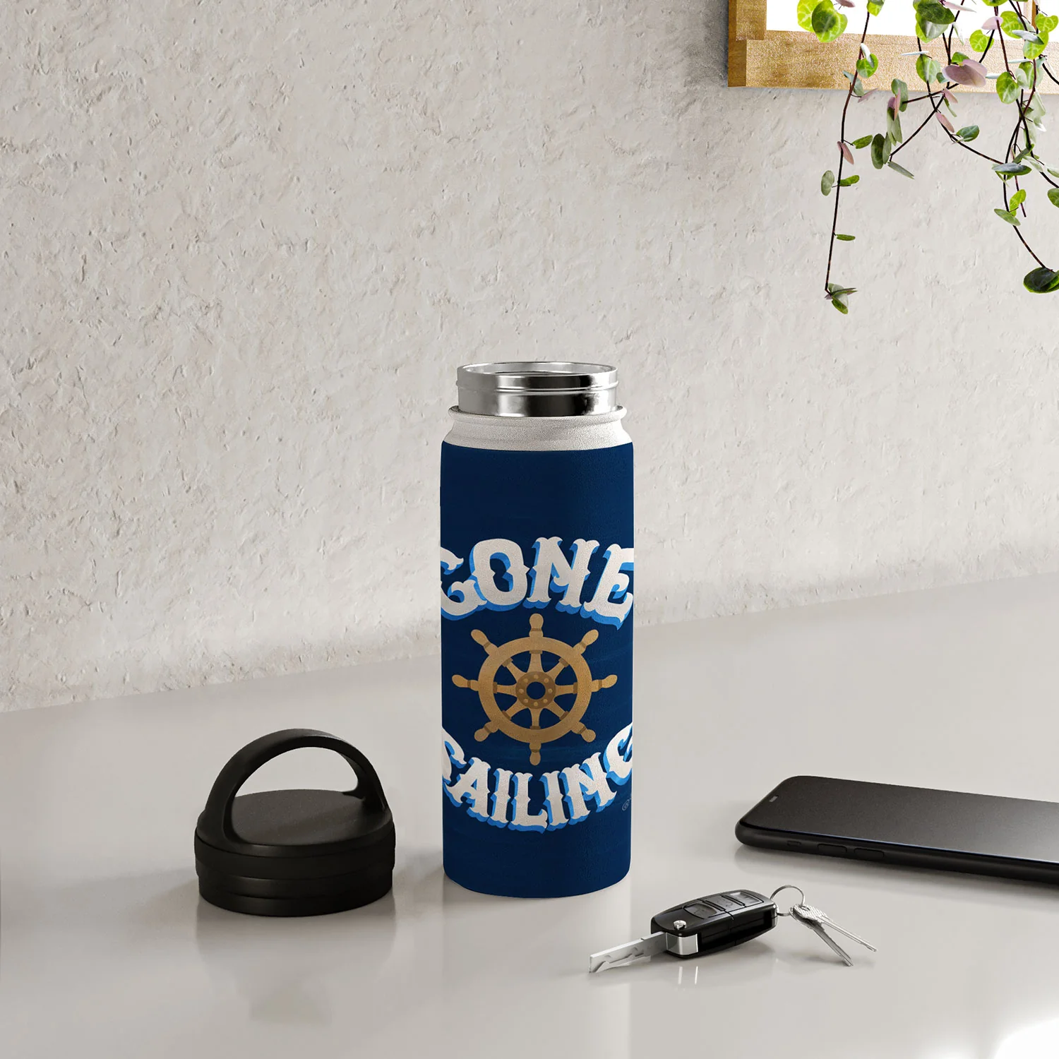 Seta Zakian Gone Sailing Water Bottle - Image 24