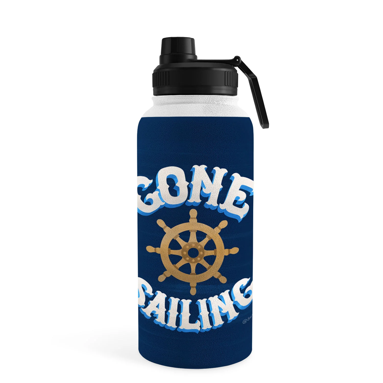 Seta Zakian Gone Sailing Water Bottle - Image 25