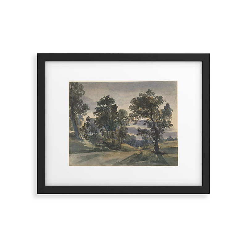 Shopability A Parkland View at Dusk Framed Art Print - Image 31