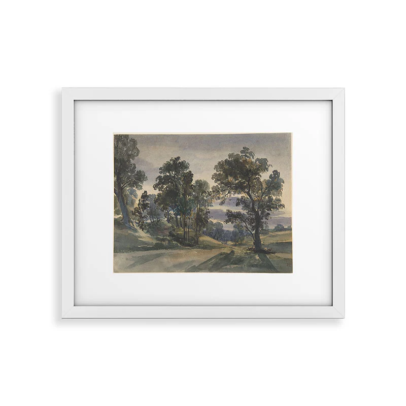 Shopability A Parkland View at Dusk Framed Art Print - Image 43