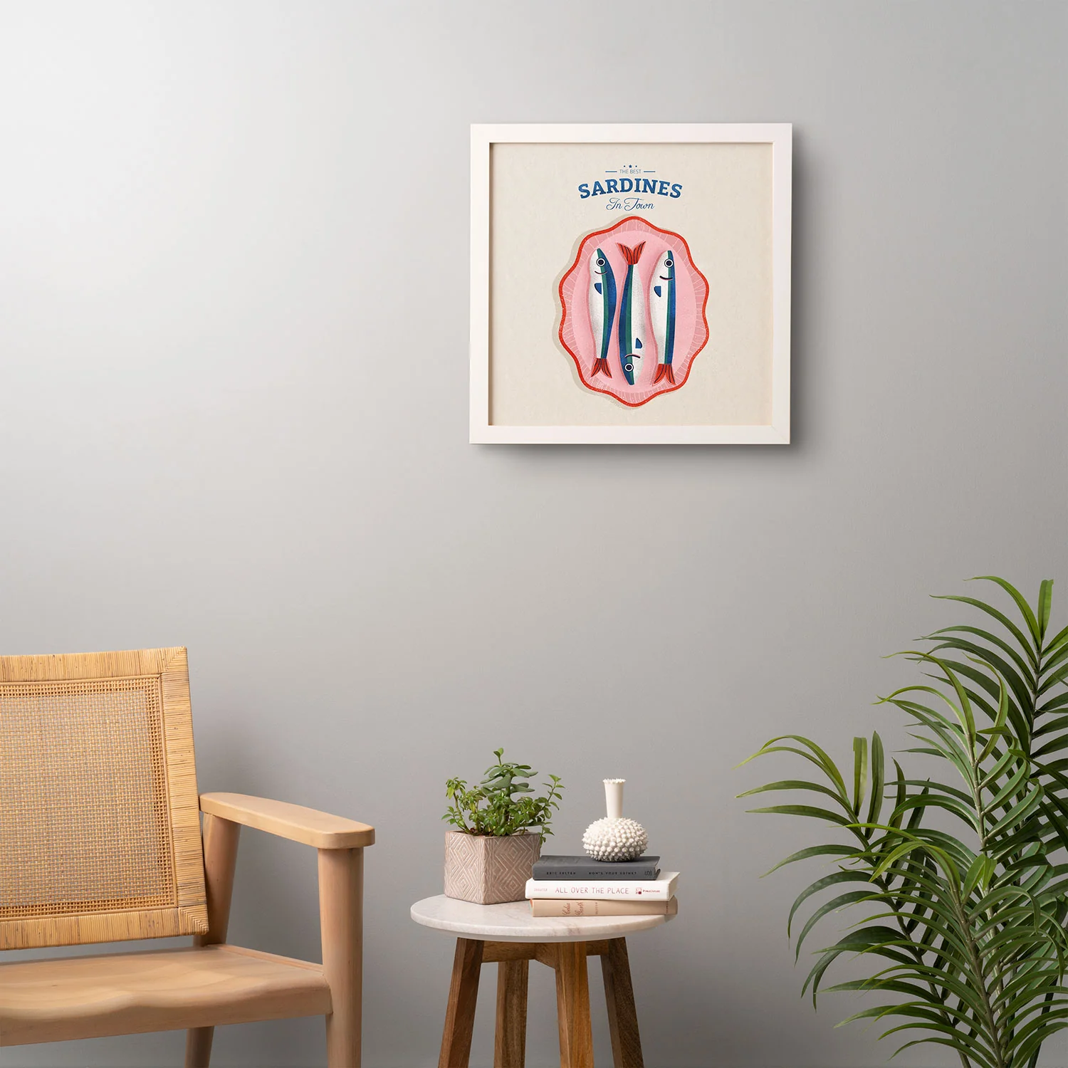 showmemars The Best Fish In Town Framed Wall Art - Image 16