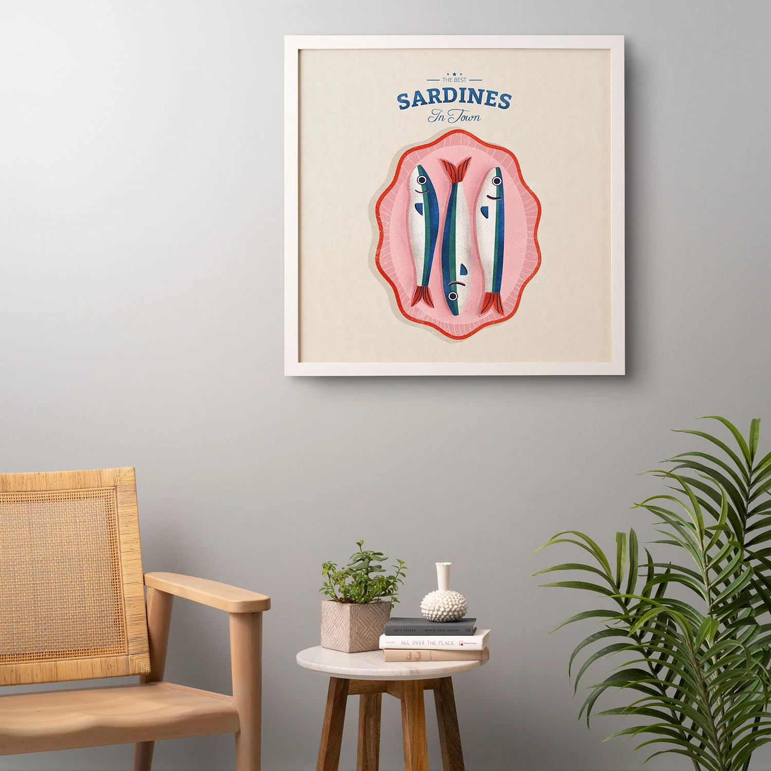 showmemars The Best Fish In Town Framed Wall Art - Image 18