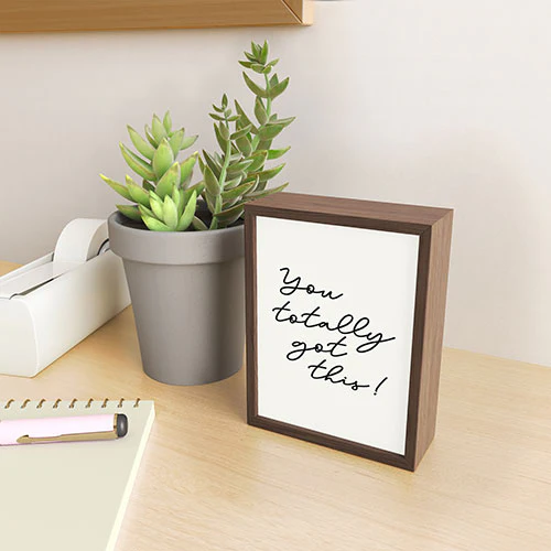 Sisi and Seb You totally got this Framed Mini Art Print - Image 7